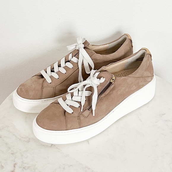 NEW Paul Green Demi Platform Sneaker Alpaca Nubuk Size 9.5 US 7 UK - Picture 3 of 9